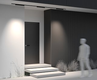 Уличный трековый светильник Points Exility IP 4000К 24Вт 36° черный