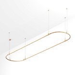 Основание ART-APRIORI-OVAL-HANG-4000x1000 (GD) (Arlight, IP20 Металл, 3 года)