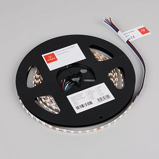 Светодиодная лента RT-H96-5mm 24V RGBW-Warm-4-in-1 (10 W/m, IP20, 5m) (Arlight, узкая)