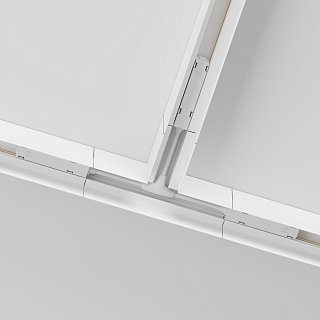 Коннектор Т-образный Gravity накладной белый