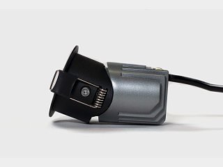 Светильник встраиваемый 7Вт 55° IP65 черный 3000К поворотный RC-D52-7-BL-WW65