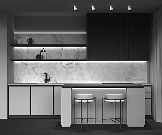 Потолочный светильник Orlo 4000K 1x9Вт 120°