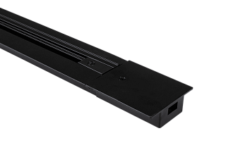 Шинопровод однофазный встраиваемый черный, TR-RC-BL-2