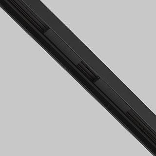 Коннектор питания прямой гибкий 5см Exility черный