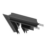 Угол-соединитель 45° Gravity встраиваемый черный