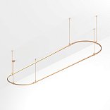 Основание ART-APRIORI-OVAL-ROD-800-4000x1000 (GD) (Arlight, IP20 Металл, 3 года)