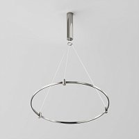 Готовая конструкция круглая D650мм c основанием под блок питания без светильников и блока питания, платина