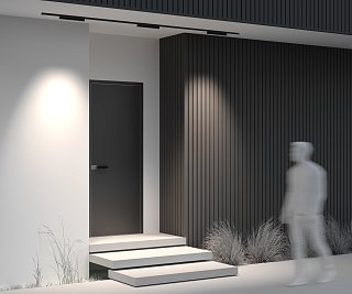 Уличный трековый светильник Points Exility IP 4000К 18Вт 36° черный