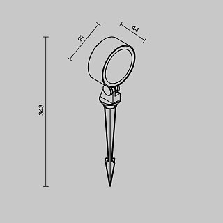 Ландшафтный светильник Core 3000К 18Вт IP 65