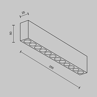Потолочный светильник Points 3000K-6000K 20Вт 36° IP 20
