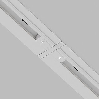 Коннектор прямой Unity встраиваемый белый