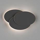 Светильник настенный GW O-SHADE черный, GW-6809R-12-BL-WW