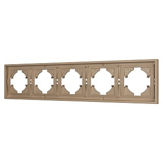 Рамка пластиковая FRM-TENDO-PL-5-GD (Arlight, -)