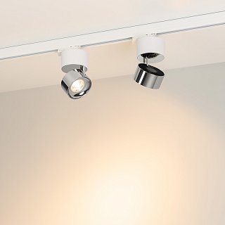 Светильник SP-PLURIO-TRACK-4TR-R77-9W Warm3000 (WH-CHR, 36 deg, 230V) (Arlight, IP20 Металл, 3 года)