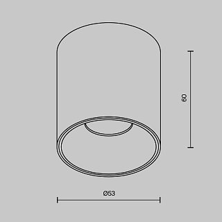Потолочный светильник Alfa LED 4000K 5Вт 52°