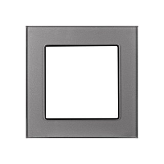 Рамка стеклянная FRM-GLARE-GS-1-GR (Arlight, -)
