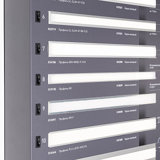 Стенд Профиль Встраиваемый LUX-E13-1760x600mm (DB 3мм, пленка, подсветка) (Arlight, -)