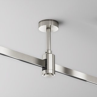 Крепление потолочное Short одинарное 78мм Flarity платина