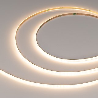 Светодиодная лента COB-X420-4mm 24V Warm3000 (10 W/m, IP20, CSP, 5m) (Arlight, узкая)