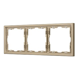 Рамка пластиковая FRM-NOBE-SFPL-3-GD (Arlight, -)