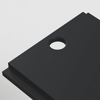 Крепление для троса S35 черное 1 шт.