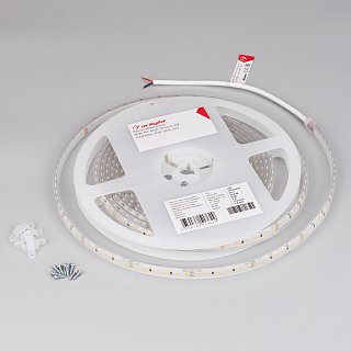 Светодиодная лента герметичная RTW-PU-A120-10.5mm 24V White6000 (16.8 W/m, IP68, Wire 2m, 5m) (Arlight, -)