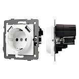 Механизм розетки с USB зарядкой SCT-MUAA-PL-WH-V (250V, 16A) (Arlight, -)