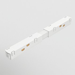 Коннектор питания прямой S35 белый