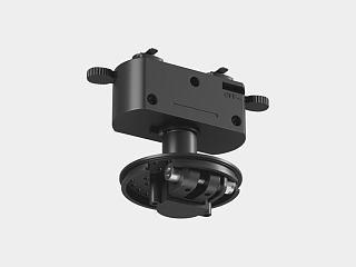 Крепление сменное М2 для светильников VILLY, трековое однофазное, цвет Черный, VL-M2-BL