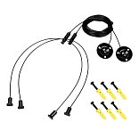 Подвес LINE-6070 2x4m Set BLACK (Pad 9x2mm) (Arlight, Металл)