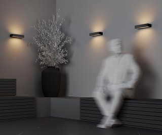 Настенный светильник (бра) Lot 3000K 20Вт IP 65