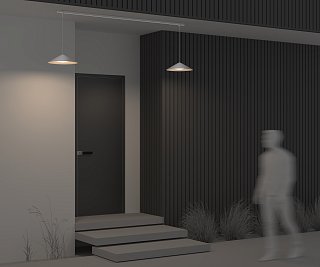 Уличный трековый светильник Campana Elasity IP 3000K 12Вт 120° белый