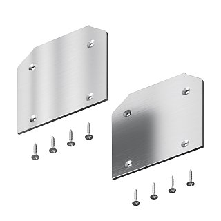 Заглушка торцевая к профилю, 2шт