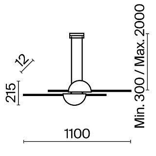 Подвесной светильник Skyline 4000K 26Вт