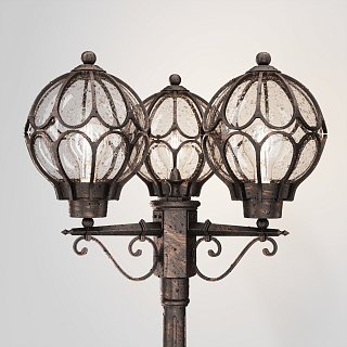 Садово-парковый светильник Via E27х3 60Вт IP 44