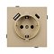 Механизм розетки с USB зарядкой SCT-TENDO-MUAC-SFPL-GD (230V, 16A) (Arlight, -)