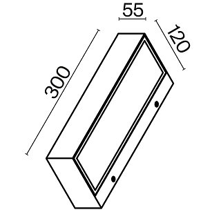 Настенный светильник (бра) Lot 3000K 10Вт IP 65