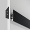 Алюминиевый профиль накладной 18×48 (Черный, 2 м), ALM-1848-B-2M