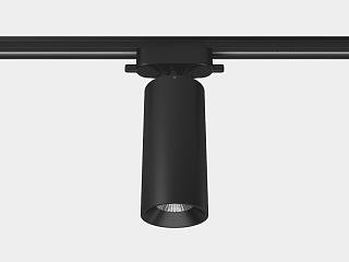 Крепление сменное М2 для светильников VILLY, трековое однофазное, цвет Черный, VL-M2-BL