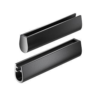 Заглушка Parity черная, 2 шт в упаковке