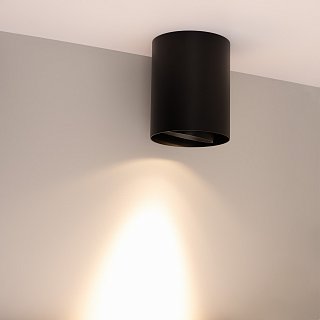 Светильник SP-FOCUS-R132-24W Warm3000 (BK, 24 deg, 230V) (Arlight, IP54 Металл, 5 лет)