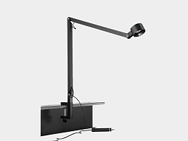 Светильник настольный JY T-049, черный, T-0499B-BL-WW