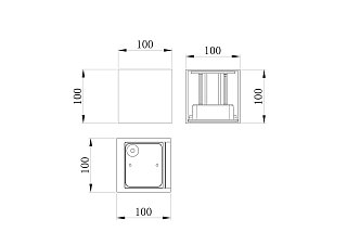 Архитектурная подсветка Fulton 3000К 20Вт IP 54