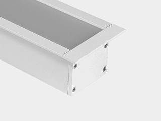 Встраиваемый алюминиевый профиль Design LED LE 4932, 2500 мм, белый, LE.4932-W-R