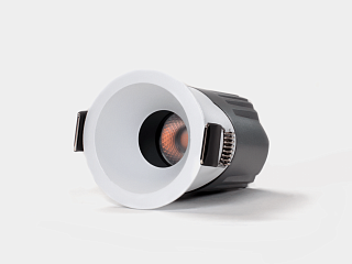 Светильник встраиваемый 7Вт 55° IP65 белый 3000К поворотный RC-D52-7-WH-WW65