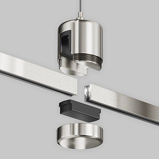 Подвес тросовый Hang с прямым коннектором питания Flarity платина