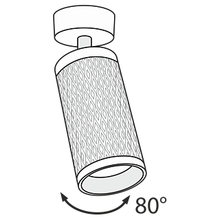 Потолочный светильник Focus Design GU10 1x10Вт