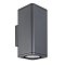 Светильник LGD-EVO-WALL-TWIN-S100x100-2x12W Day4000 (GR, 44 deg, 230V) (Arlight, IP54 Металл, 3 года)