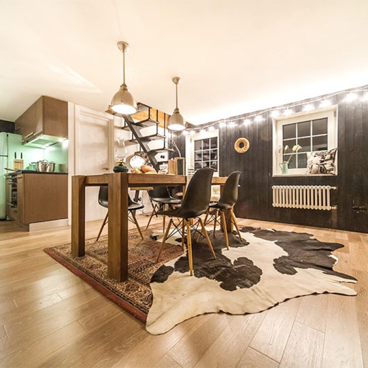 Светодиодное освещение столовой-кухни