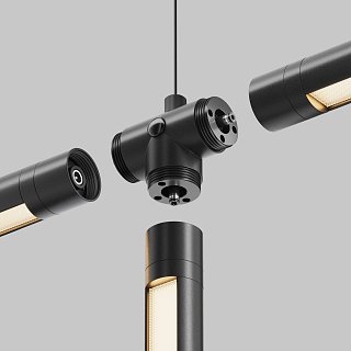 T-образный плоский коннектор для системы Shelf без ввода питания